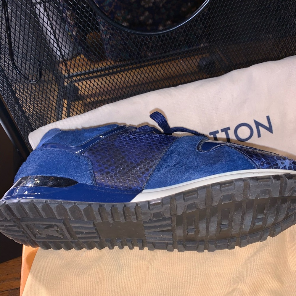 Authentic Louis Vuitton Python And Pony Sneakers - image 8